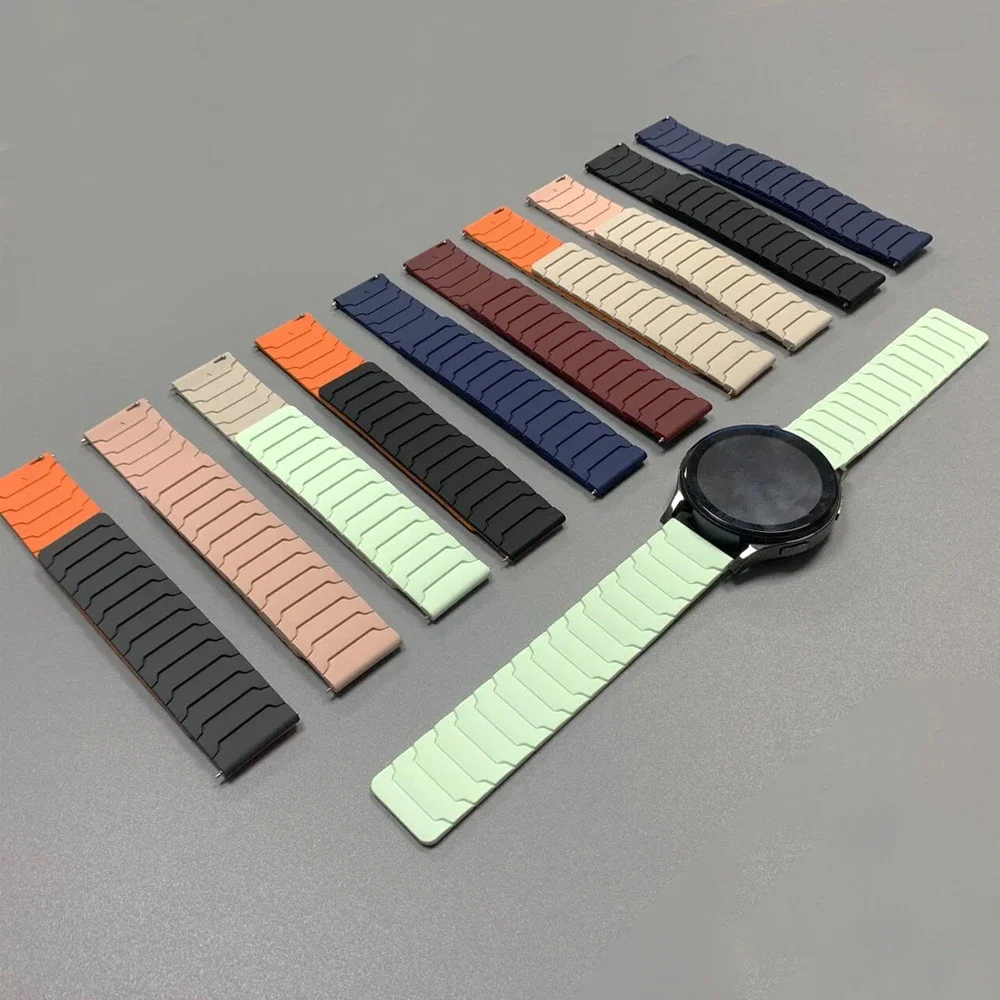 20mm 22mm Silicone Magnetic Lo - Xiaomi Smartwatch S3 Accessories 评论和价格