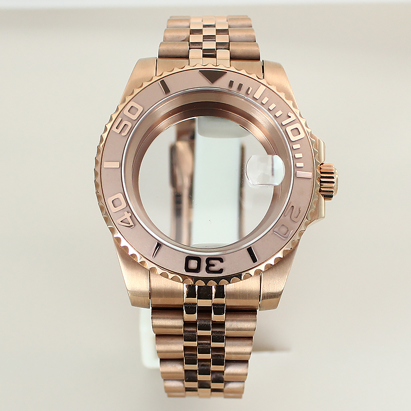 40mm Silvery Rose Gold Watch C - Ceramic Link Bracelet 评论和价格