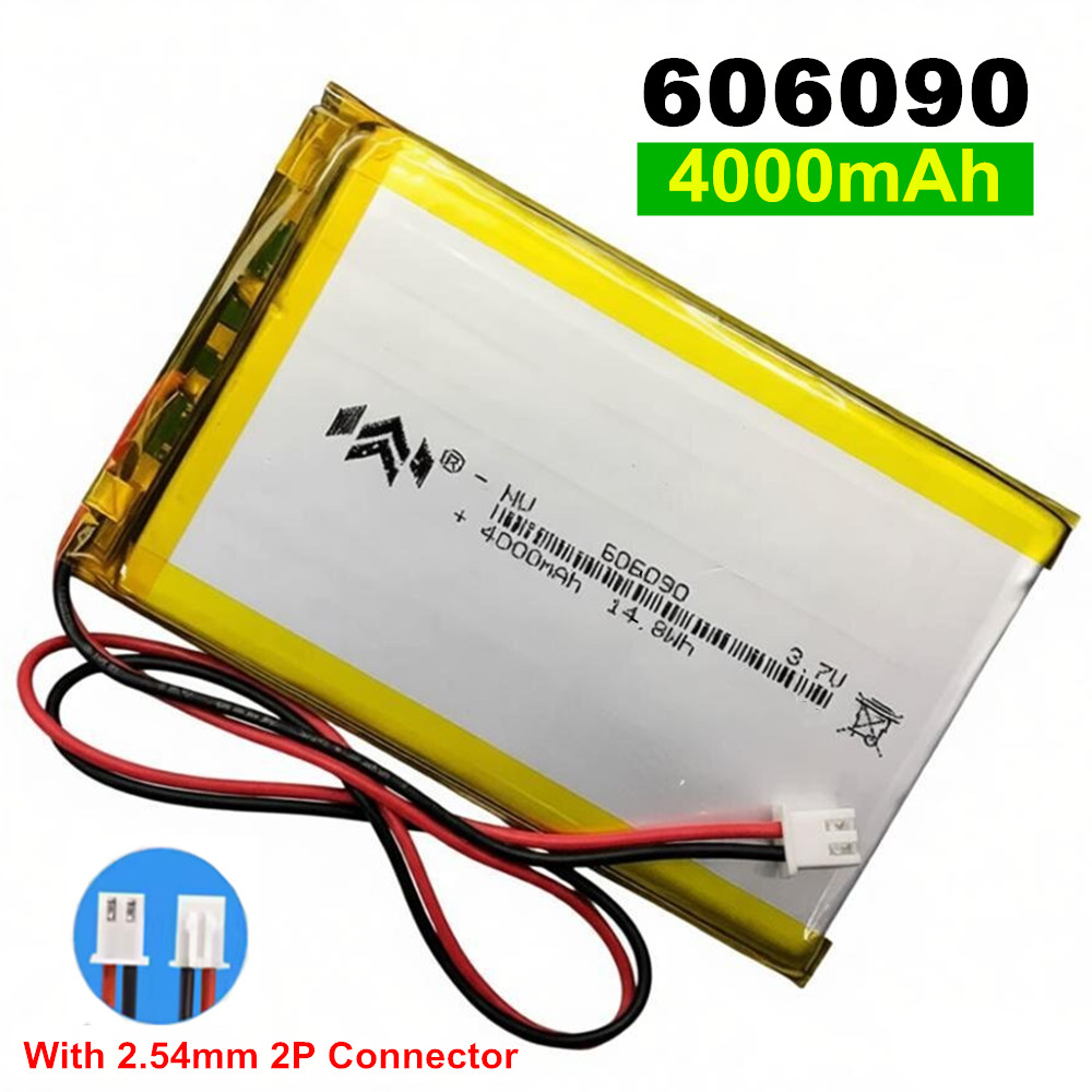 4000mAh 3.7V 606090 With 2.54m - Smartwatch Headset 评论和价格