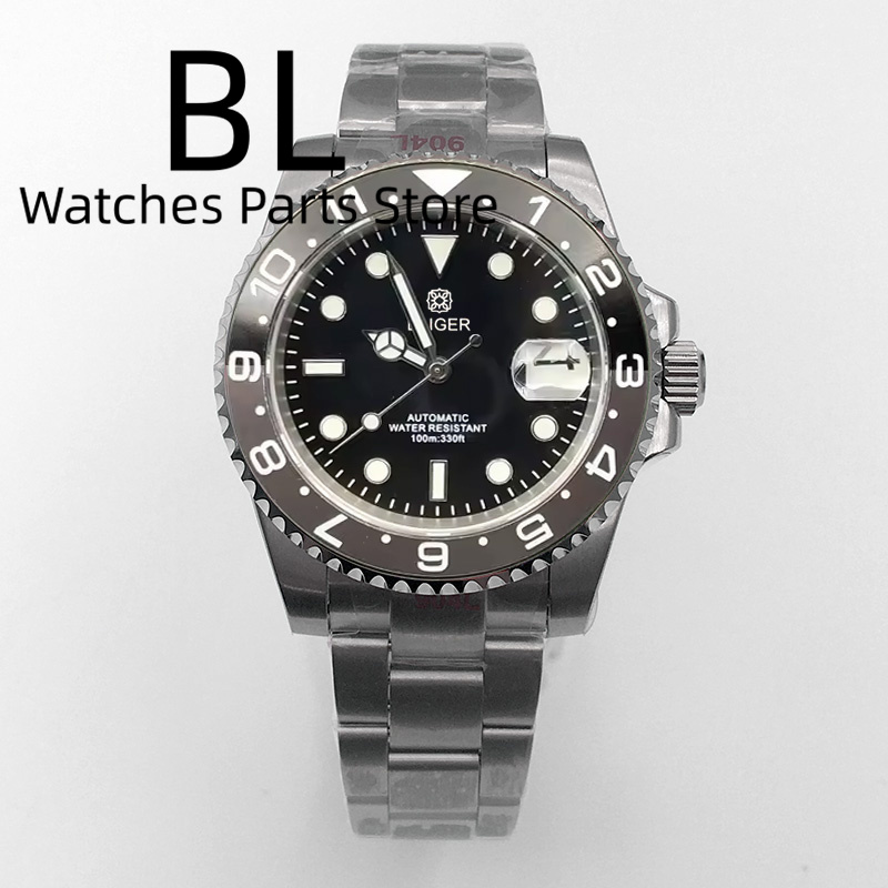BLIGER 40mm Men's Watch NH35 A - Ceramic Link Bracelet 评论和价格