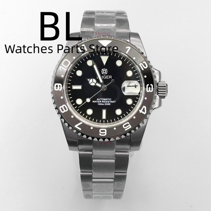 BLIGER 40mm Men's Watch NH35 A - Ceramic Link Bracelet 评论和价格
