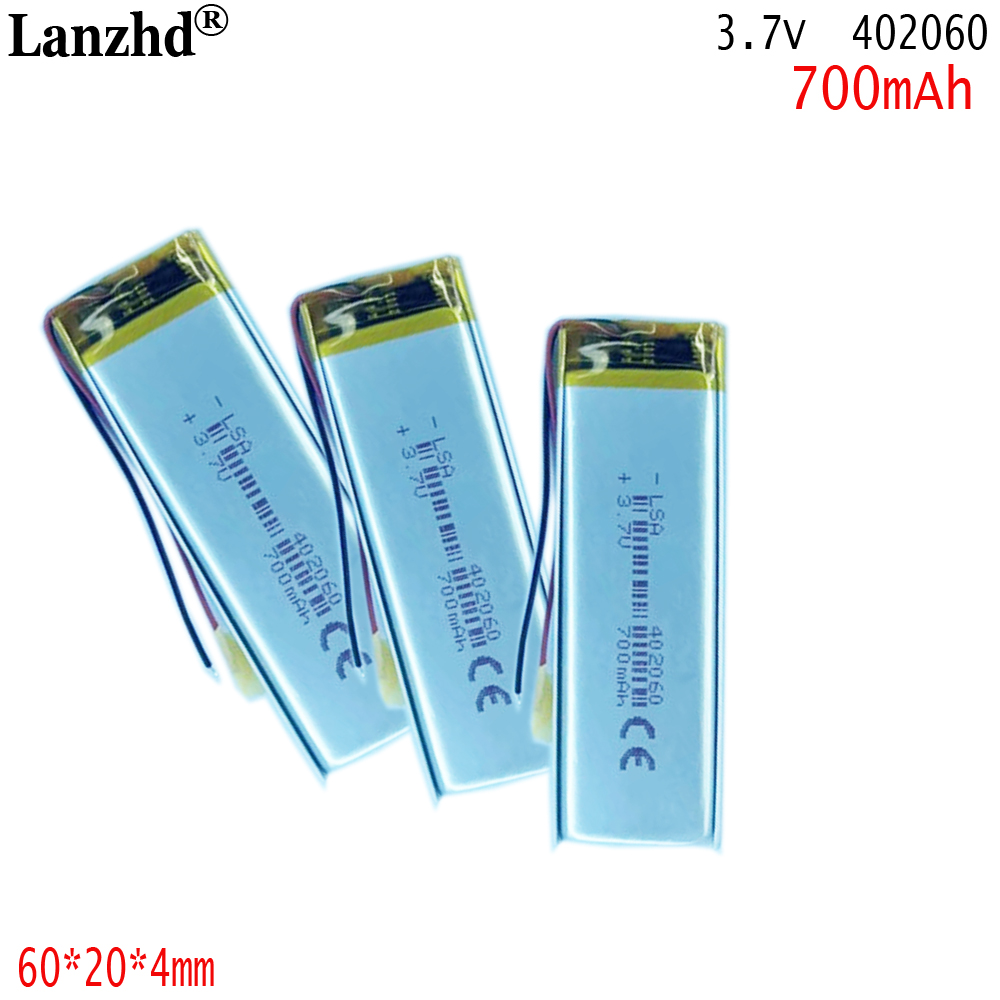 1-12pcs 3.7V 500mAh Lipo Polym - Smartwatch Headset 评论和价格