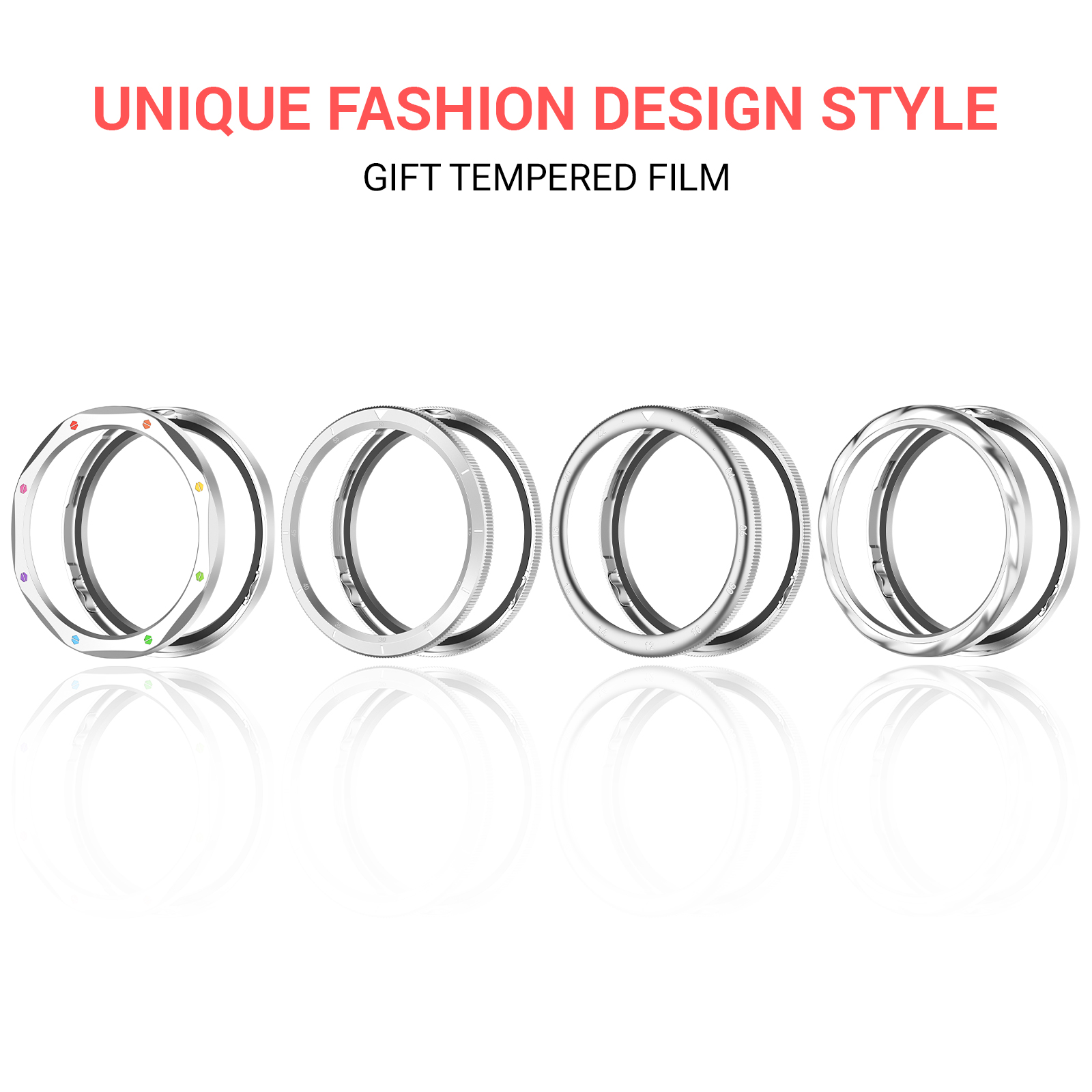 BUSKOZ Metal Bezel Watch Case  - Xiaomi Smartwatch S3 Accessories 评论和价格