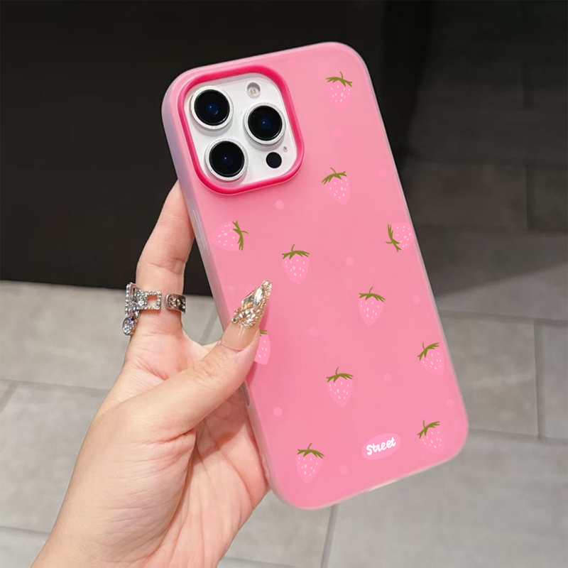 Sweet Pink Strawberry Pattern  - Xiaomi Redmi Note 13 评论和价格