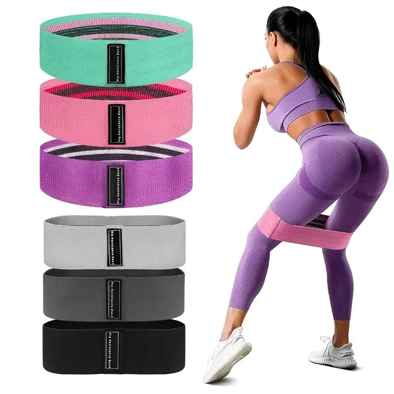 3Pcs Fabric Resistance Hip Boo - Milanaise Mesh Band 评论和价格