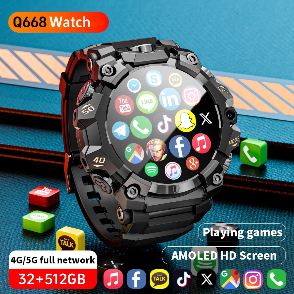 Q668 Smartwatch 5G Full Netcom - Smartwatch Nexus 评论和价格
