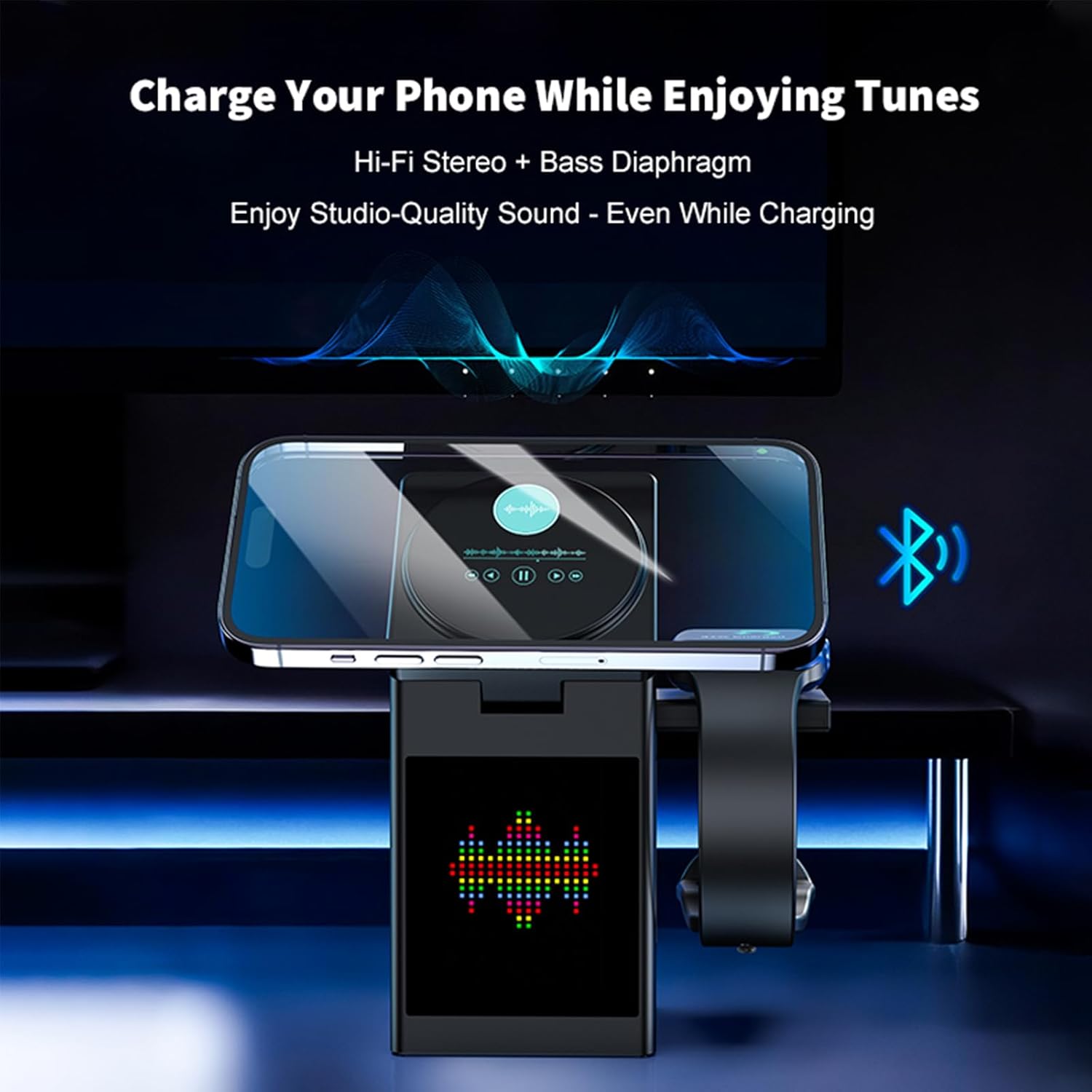 LED Screen Magnetic Wireless C - Smartwatch Icon 评论和价格
